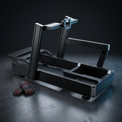 Custom 40160 Aluminum Profile Sim Racing Simulator Chassis Simulate Chair Simracing Simulator Seat Sim Rig Sim Racing Cockpit