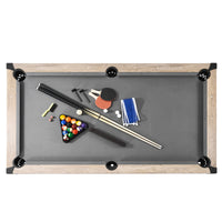 VEVOR 7Ft Billiards Table Combo Set 3-In-1 Multi Game Pool Table Full Accessory