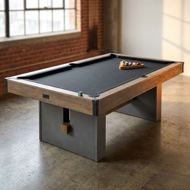 7 Ft. Urban Drop Pocket Pool Table, Perfect for Game Rooms — Studio Shot