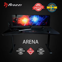 Arena Gaming Desk - Dark Grey