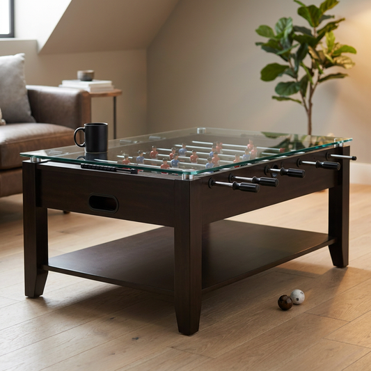 42” Foosball Coffee Table, Soccer, Accessories Included by — Studio Shot